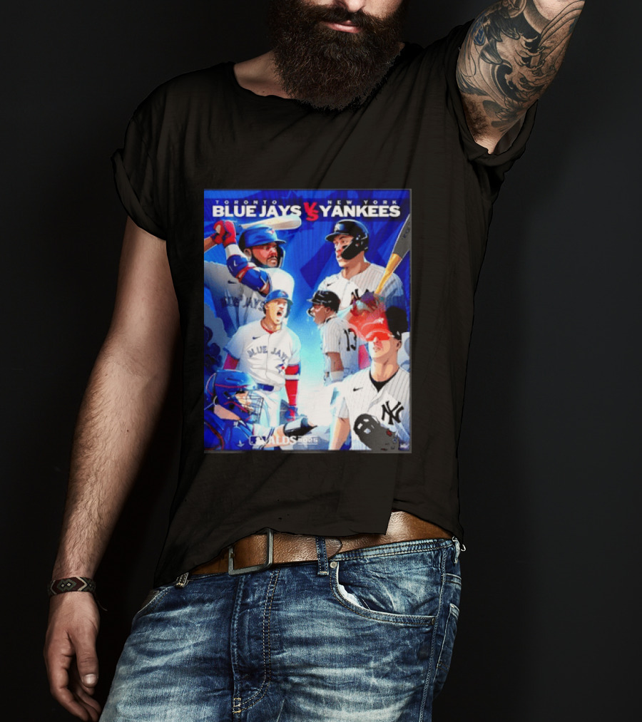 Toronto Blue Jays Vs New York Yankees ALDS 2025 MLB Showdown T-Shirt