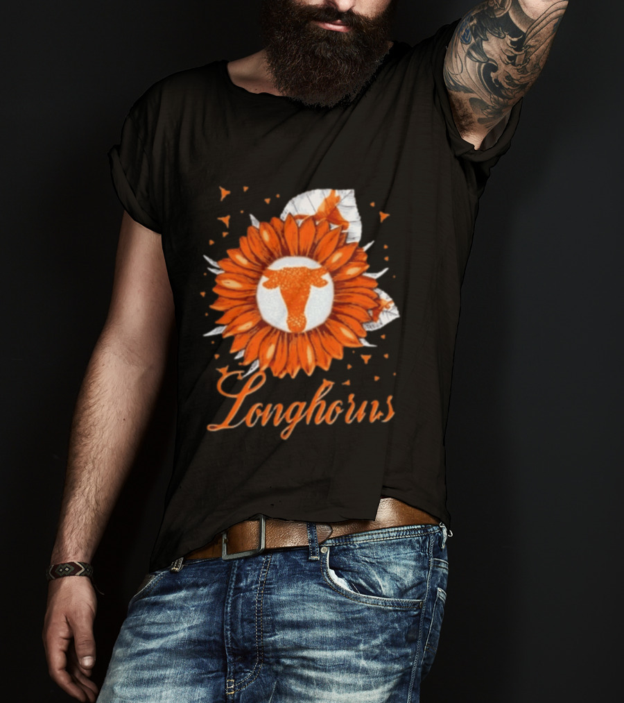 Sunflower Texas Longhorns Football Longhorns T-Shirt