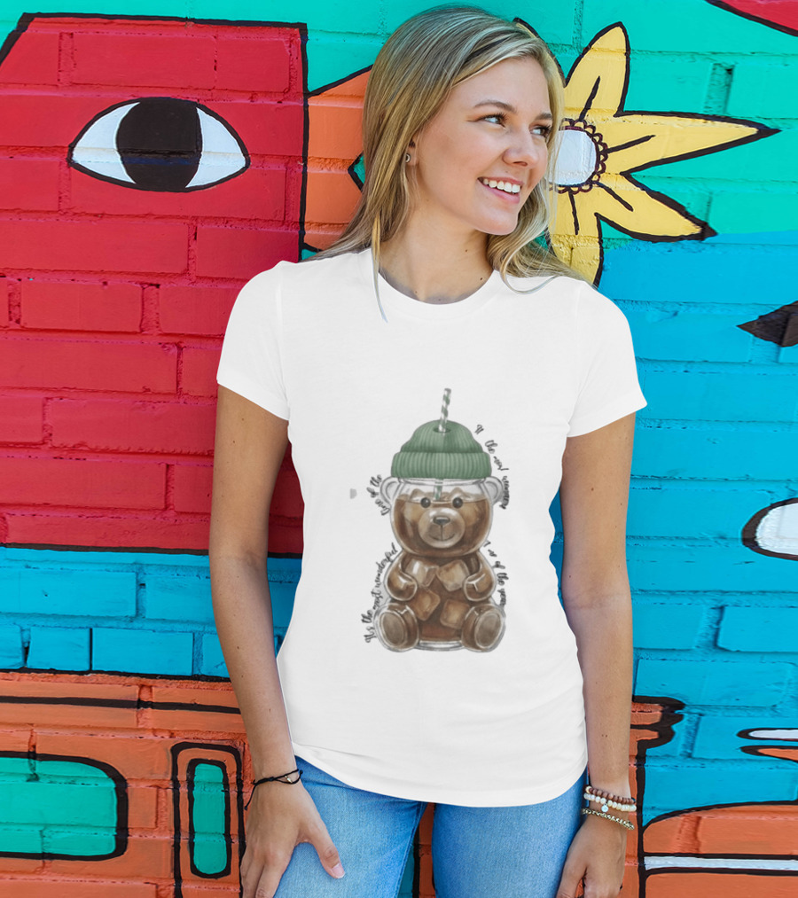 Starbucks Bear Cold Coffee Christmas 2023 Edition T-Shirt