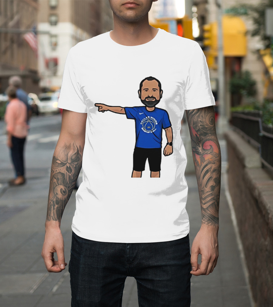 Dallas Wings Basketball Coach Jose Fernandez Classic Nike T-Shirt