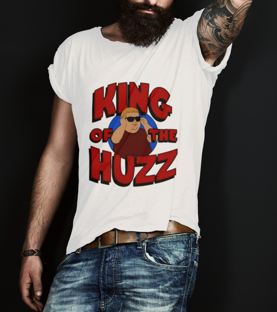 King Of The Huzz Iconic Retro Humor Vibe T-Shirt