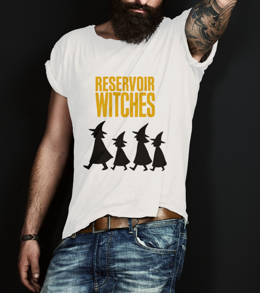Reservoir Witches Walking In Silhouette With Classic Halloween T-Shirt