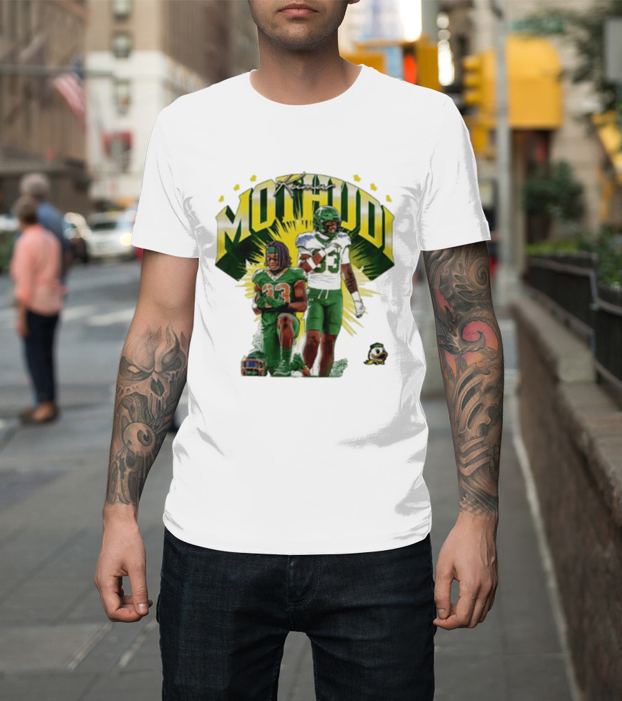 Kamar Mothudi Oregon Ducks Linebacker 33 Football Player T-Shirt