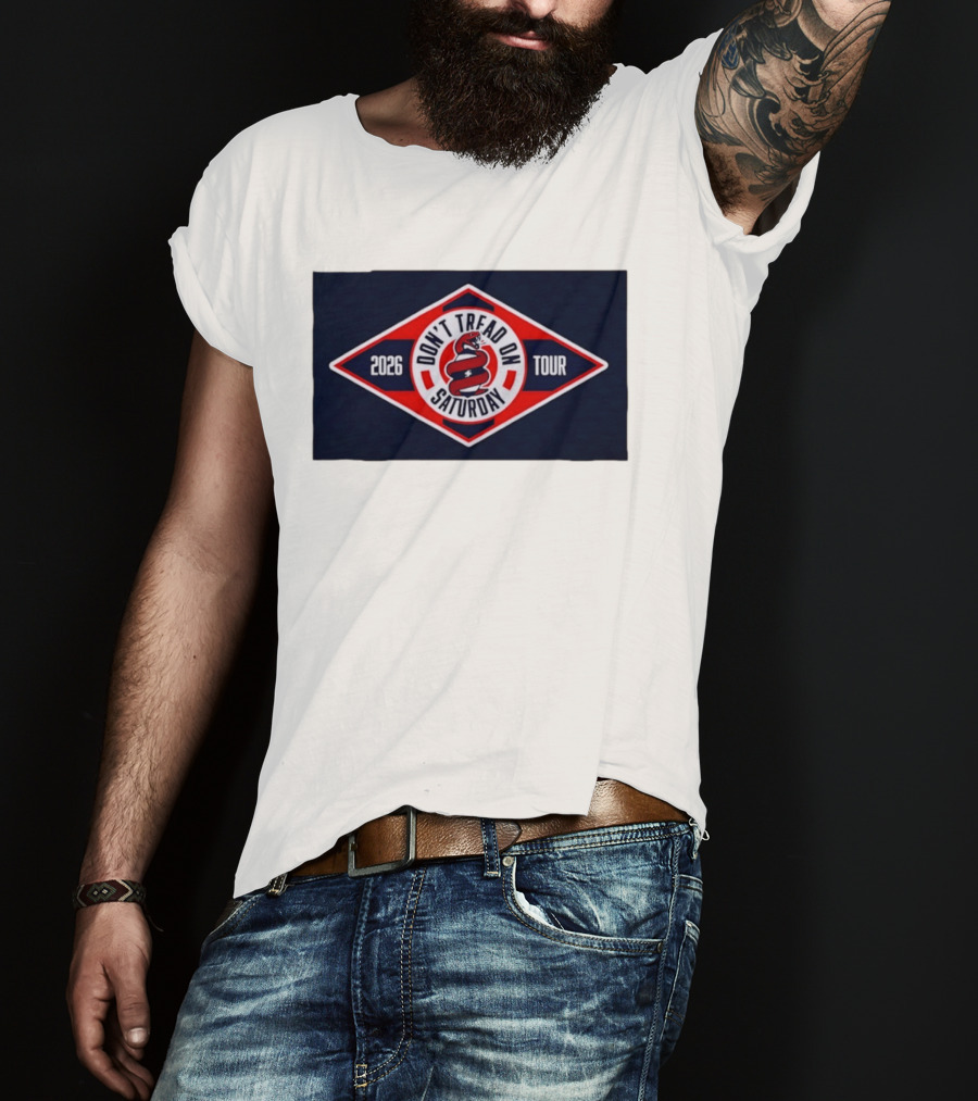 Don't Tread On Saturday 2026 Tour Snake Emblem College Football T-Shirt