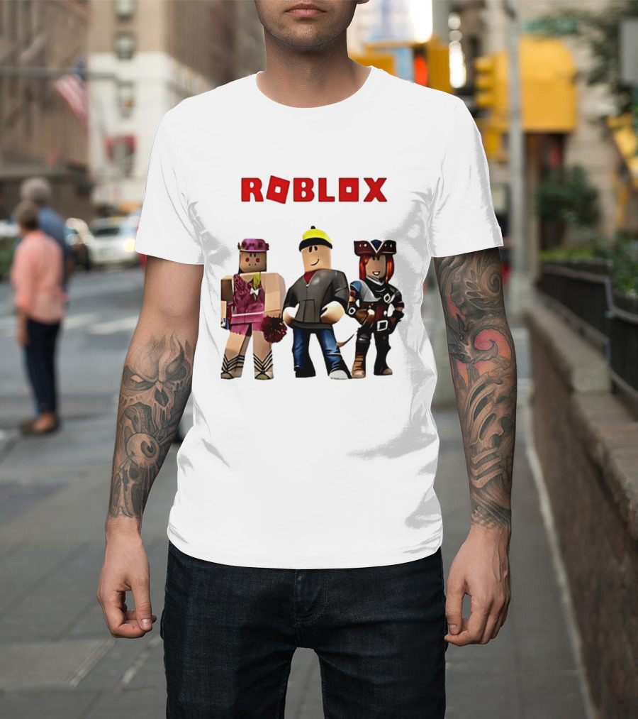 Roblox Cartoon Characters Game Adventure T-Shirt