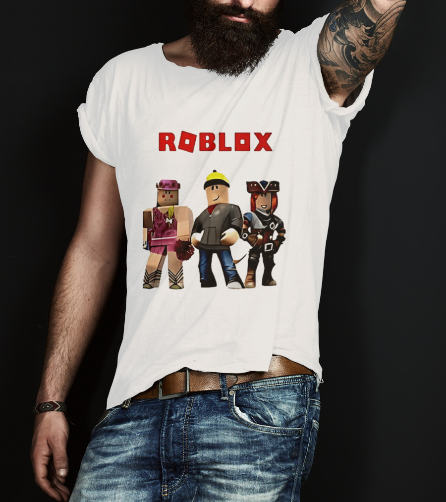 Roblox Cartoon Characters Game Adventure T-Shirt