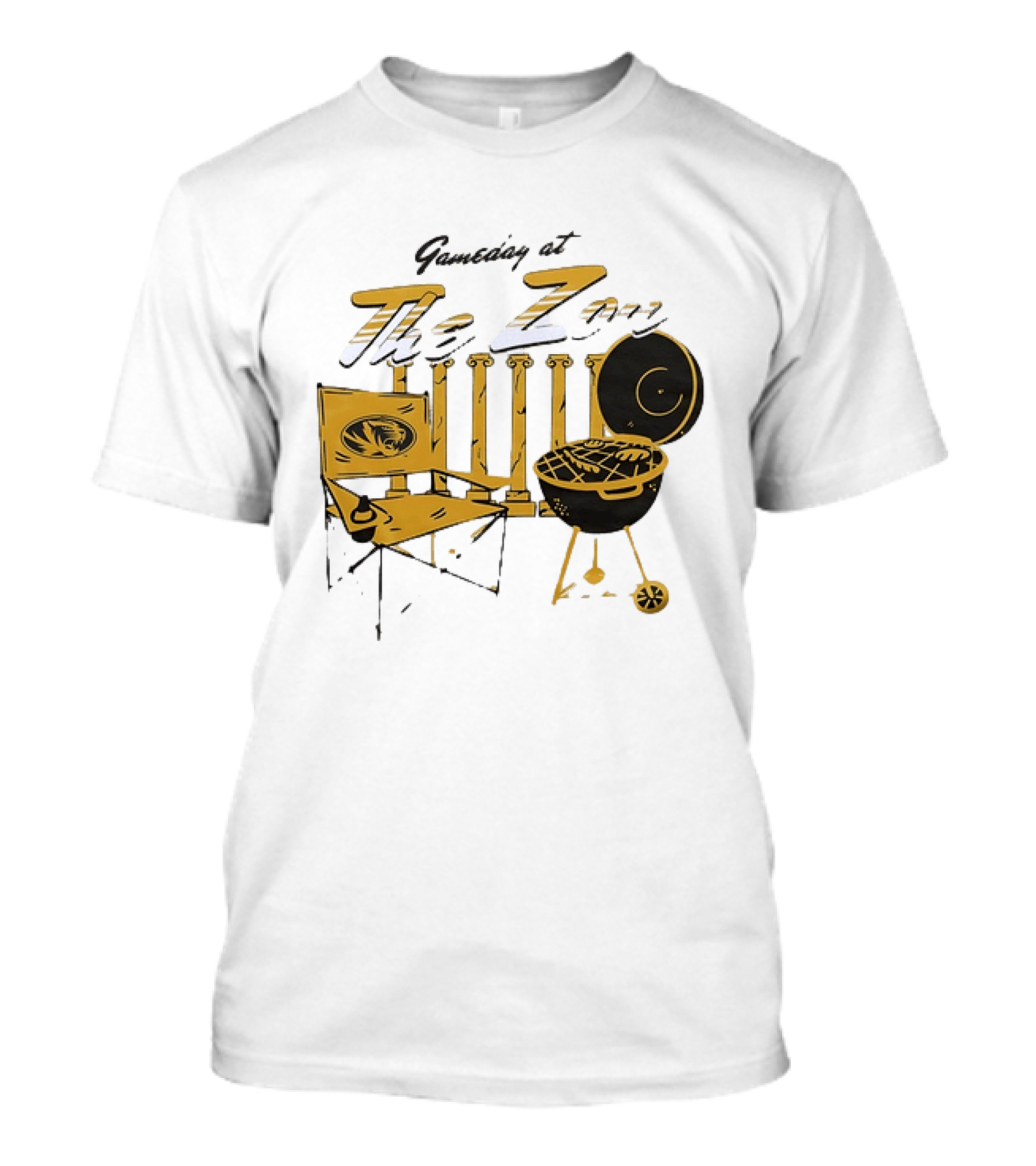 Missouri Tigers Gameday Tailgate At The Zou Football Grill Chair T-Shirt