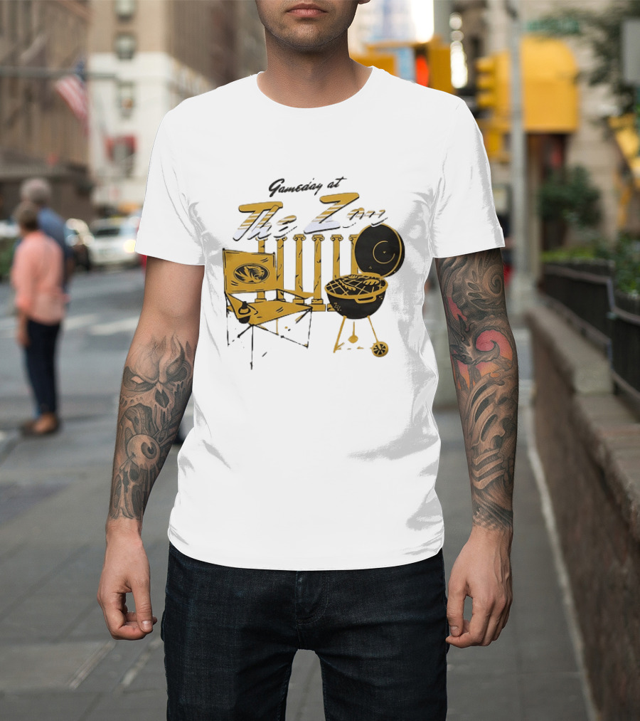Missouri Tigers Gameday Tailgate At The Zou Football Grill Chair T-Shirt
