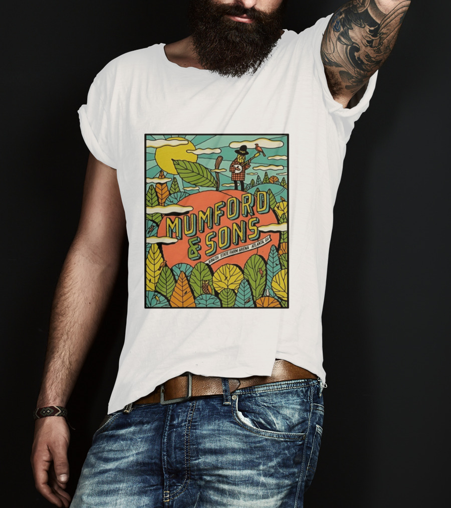 Mumford & Sons State Farm Arena Atlanta GA Concert 9/10/26 Sun Nature T-Shirt