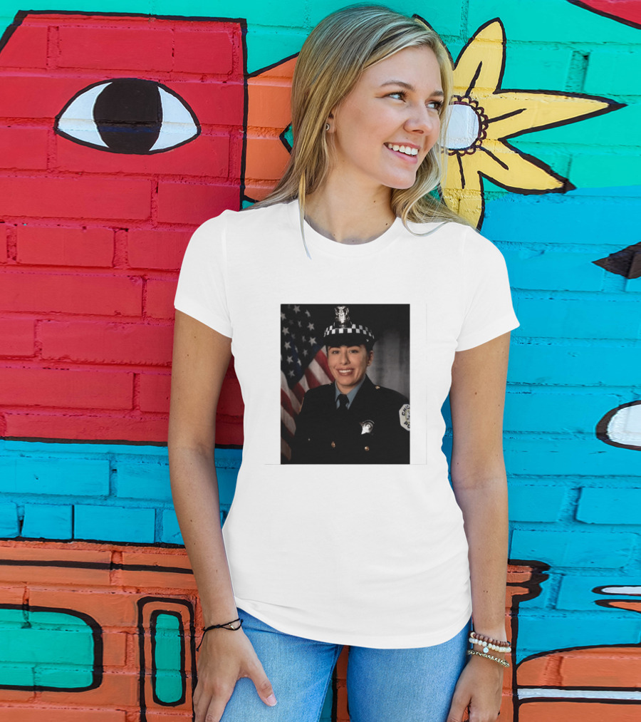 Never Forget Chicago Police Department Ella French Memorial Officer T-Shirt