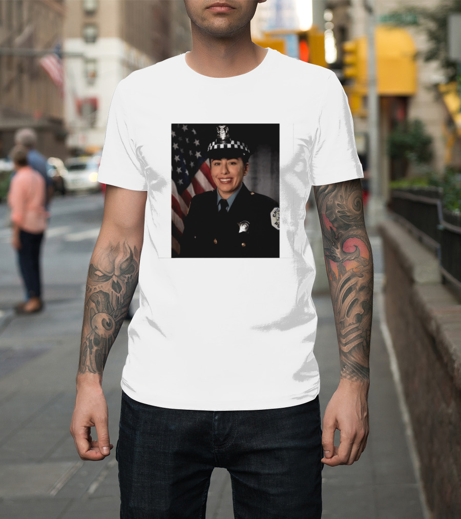 Never Forget Chicago Police Department Ella French Memorial Officer T-Shirt