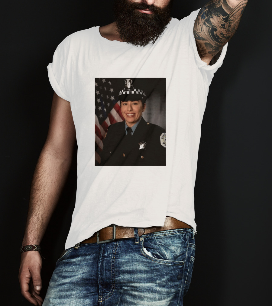 Never Forget Chicago Police Department Ella French Memorial Officer T-Shirt