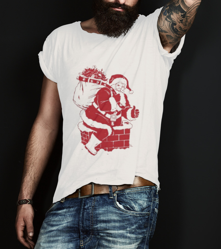 Trending Santa Claus Chimney Merry Christmas T-Shirt