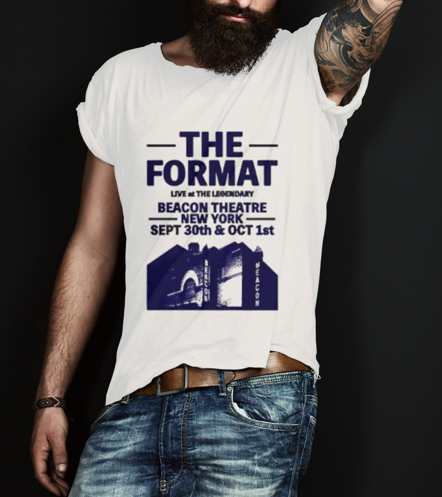 The Format Live At The Legendary Beacon Theatre New York Sept 30th & Oct 1st T-Shirt