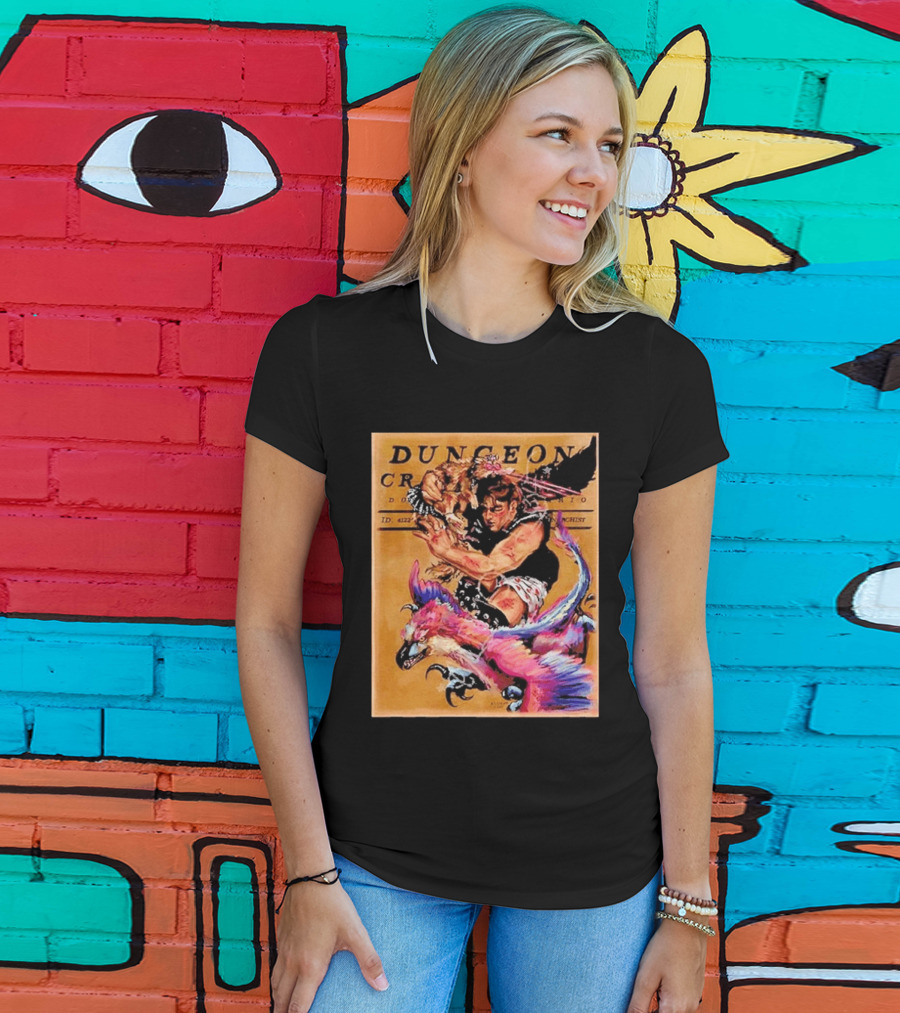 Dungeon Crawler Carl Goddamnit Donut Fantasy Adventure Art By Andrew Bowser T-Shirt