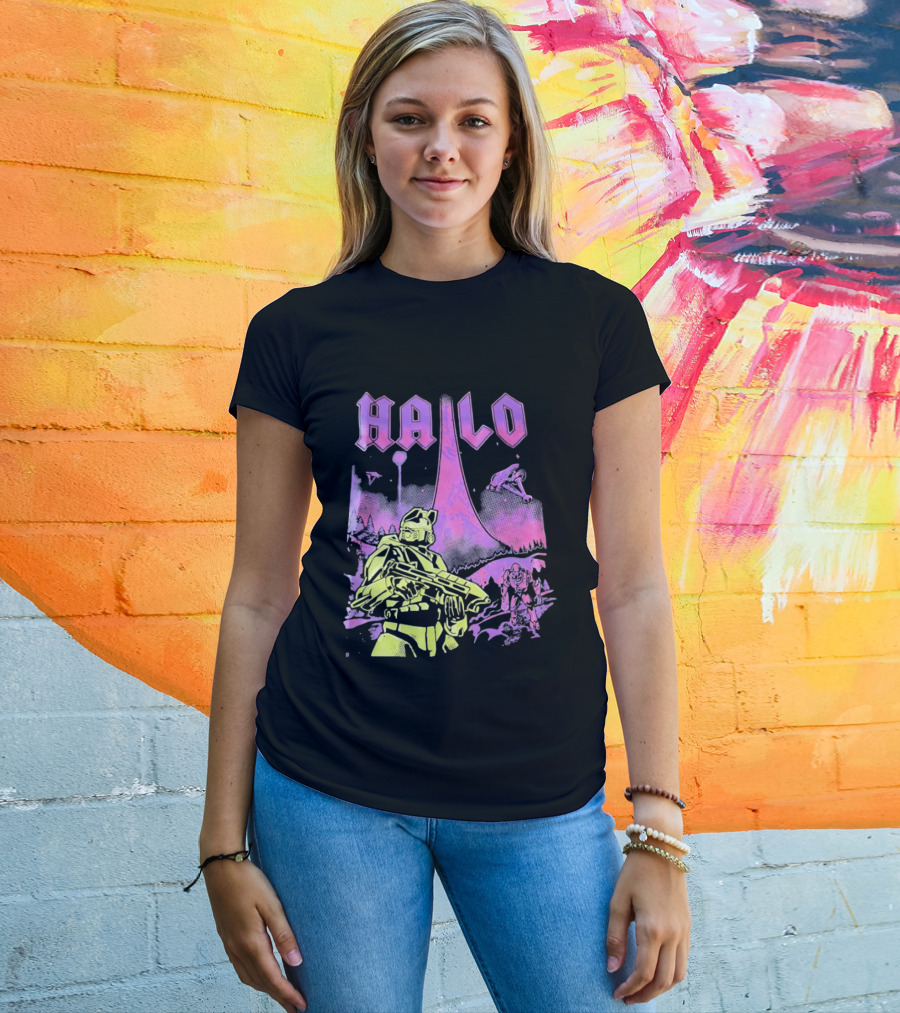 Halo Master Chief Retro Gaming Xbox T-Shirt