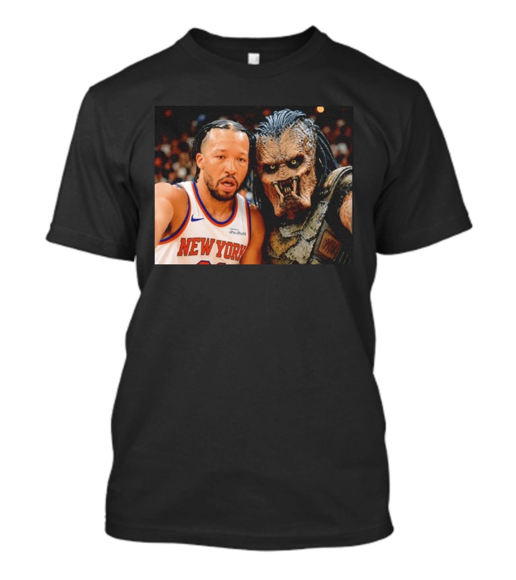 New York Knicks Jalen Brunson And Predator Basketball Encounter T-Shirt