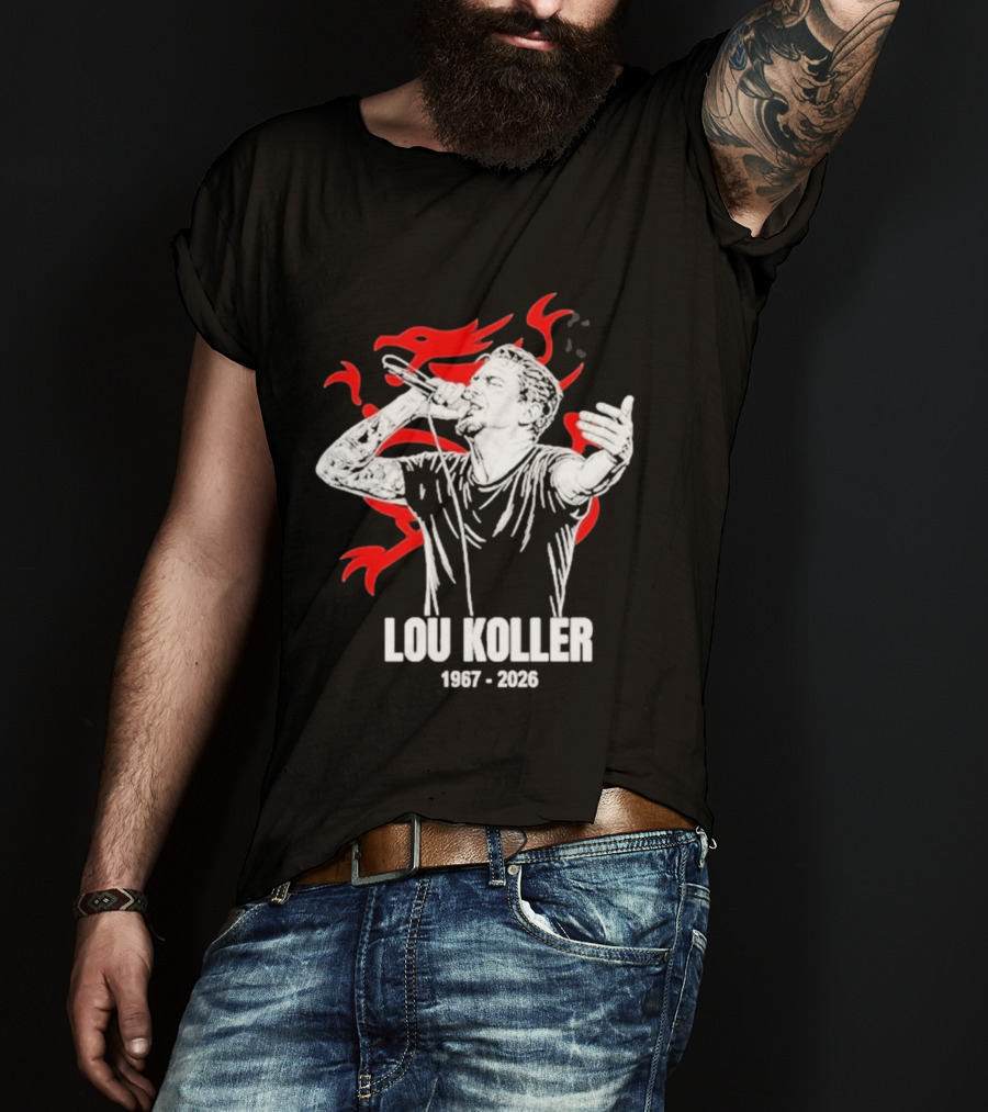 Lou Koller 1967 2026 Sick Of It All Mic Dragon T-Shirt