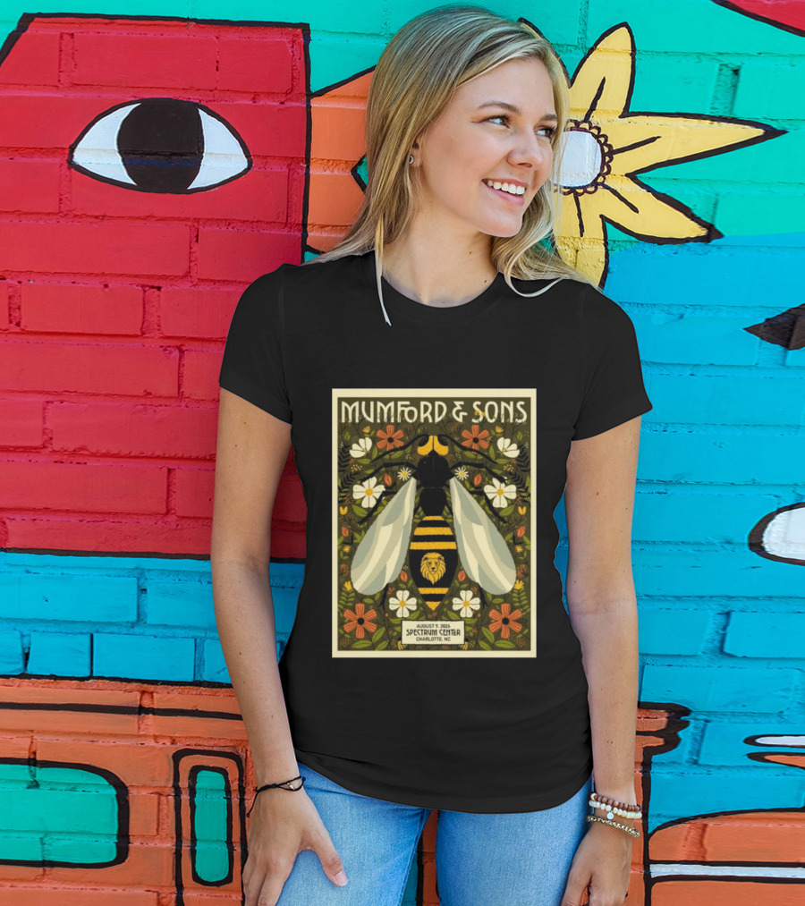 Mumford And Sons Event August 9 2026 Spectrum Center Charlotte NC T-Shirt