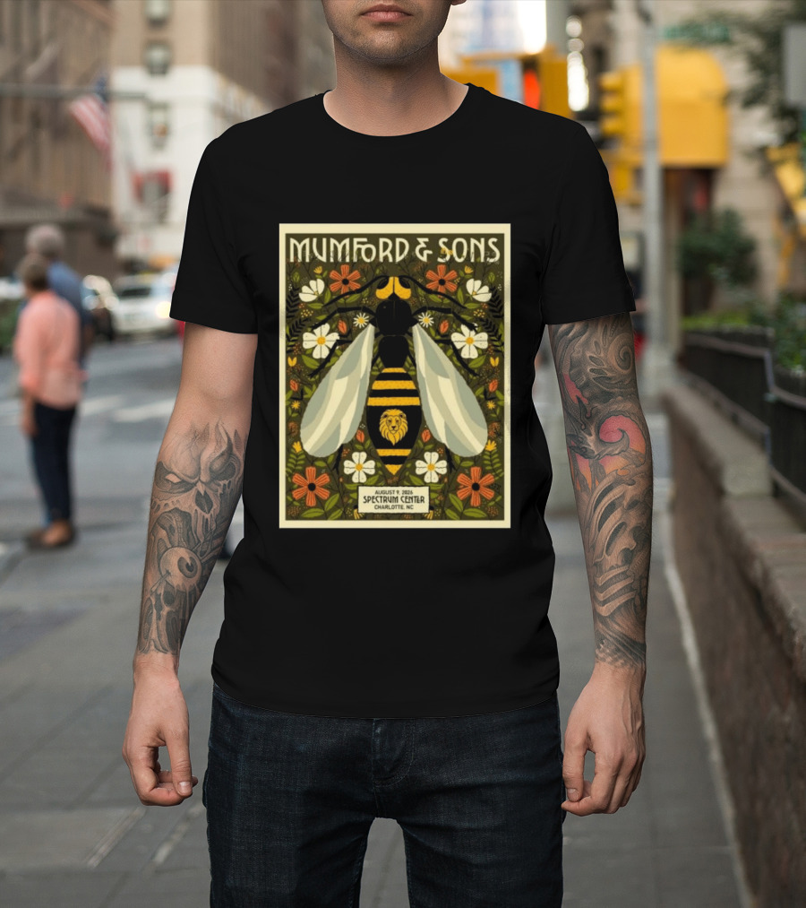 Mumford And Sons Event August 9 2026 Spectrum Center Charlotte NC T-Shirt