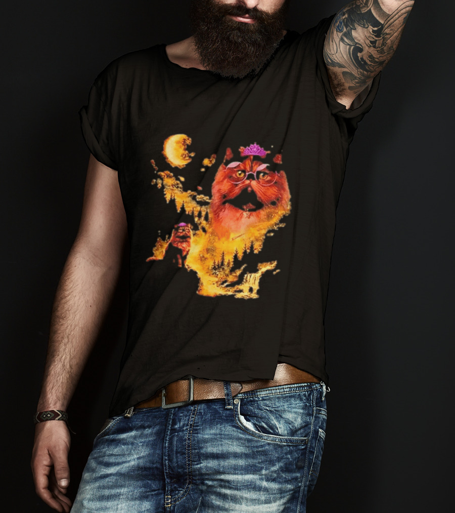 Princess Donut Cat Lover Moon Fantasy T-Shirt