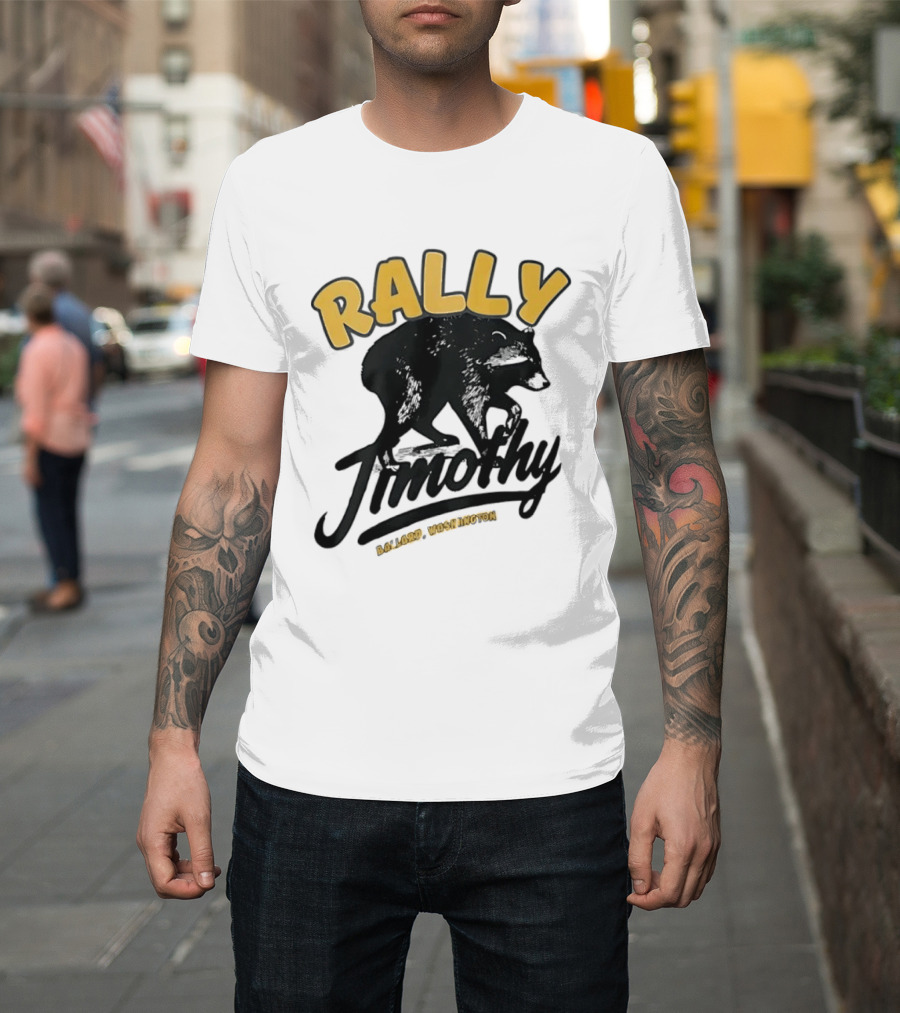 Rally Timothy Ballard Washington Black Raccoon T-Shirt