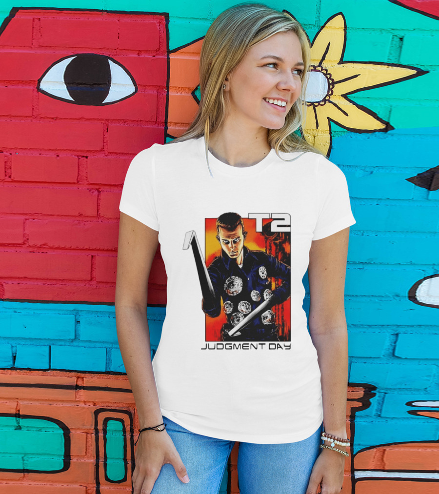 T2 Judgment Day 1000 Iconic Scene T-Shirt