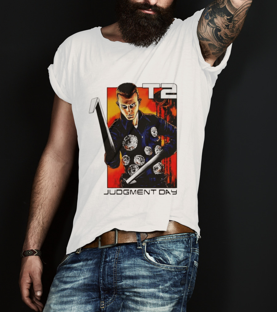T2 Judgment Day 1000 Iconic Scene T-Shirt