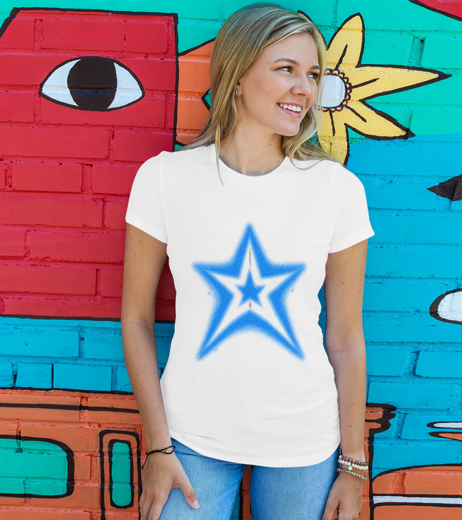 Karol G Store Matadora Zip Blue Star Starfish T-Shirt