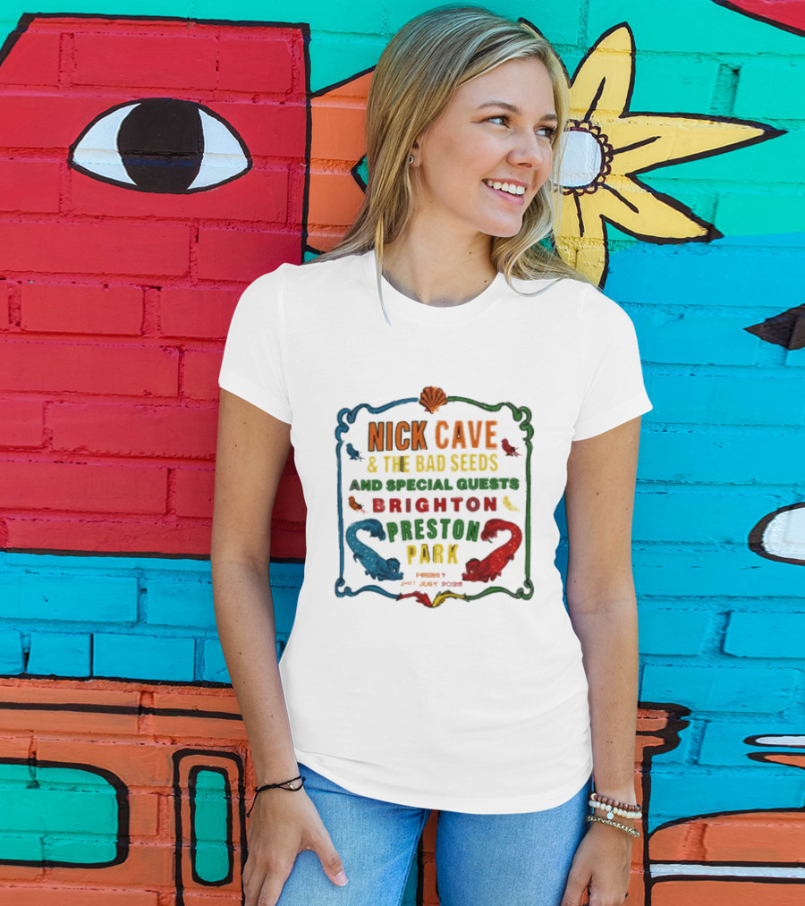 Nick Cave And The Bad Seeds Brighton Preston Park Special Guests July 31 2026 T-Shirt