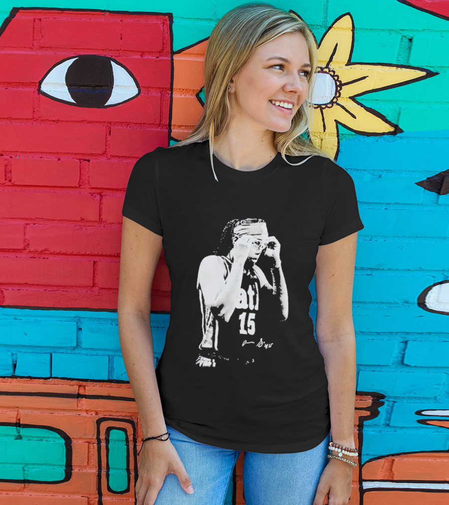Allisha Gray Number 15 Goggles Gesture T-Shirt