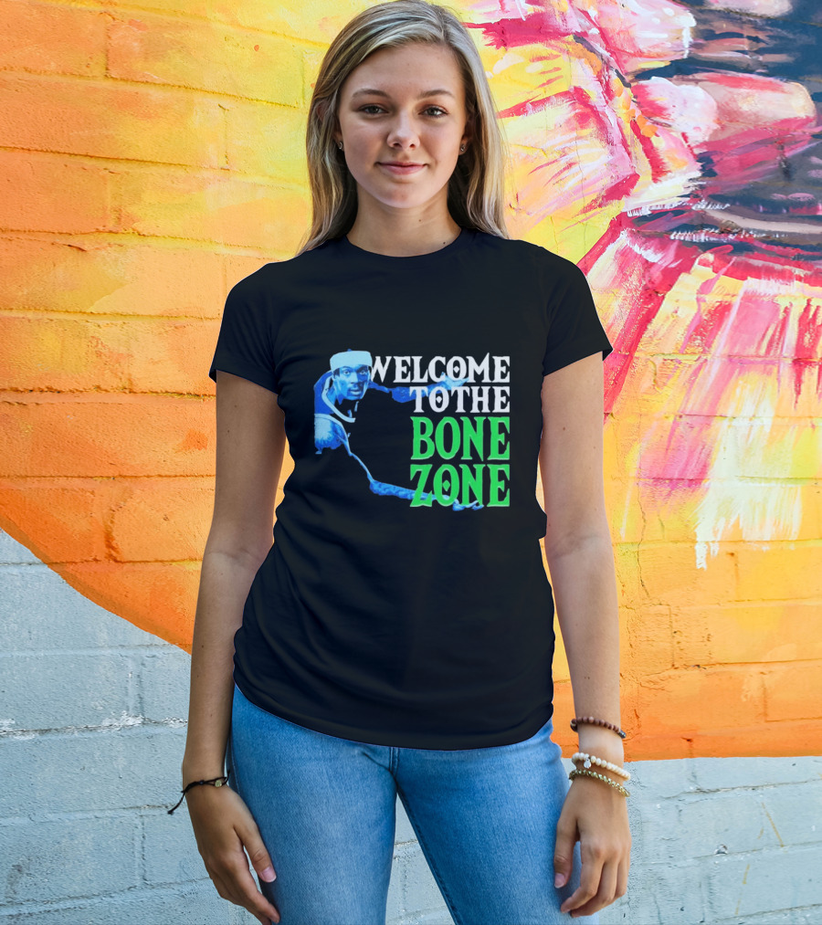 Welcome To The Bone Zone Minnesota Timberwolves Bones Hyland T-Shirt