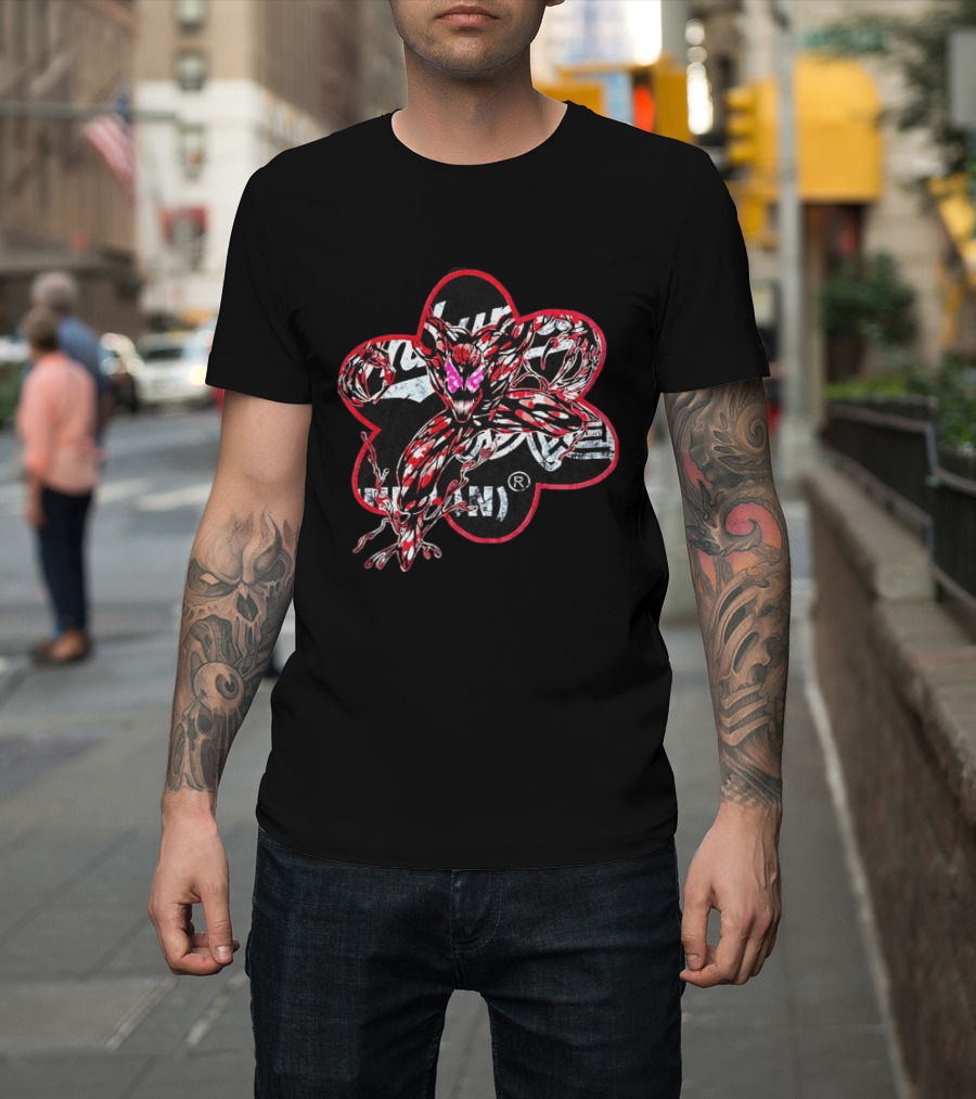 Carnage Marvel Comics Inhuman Villain Art From Inhuman Collection T-Shirt