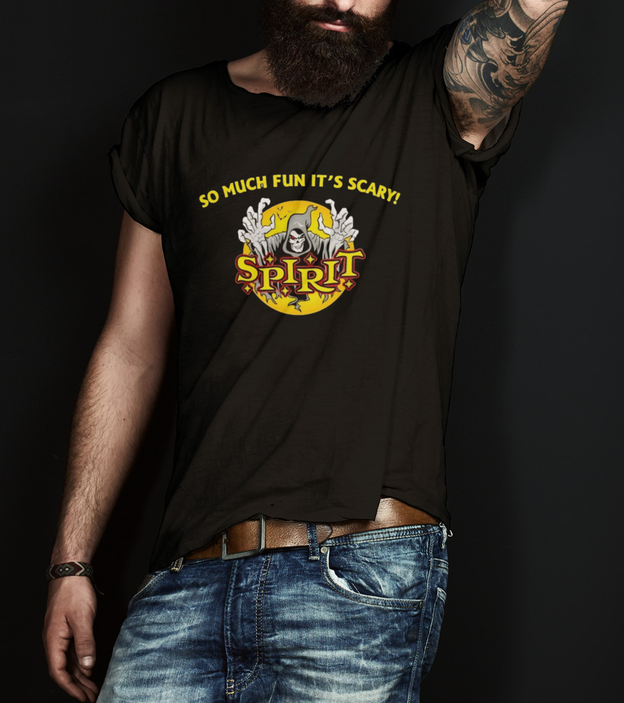 Spirit Halloween So Much Fun It's Scary Skeleton Ghost Hand T-Shirt