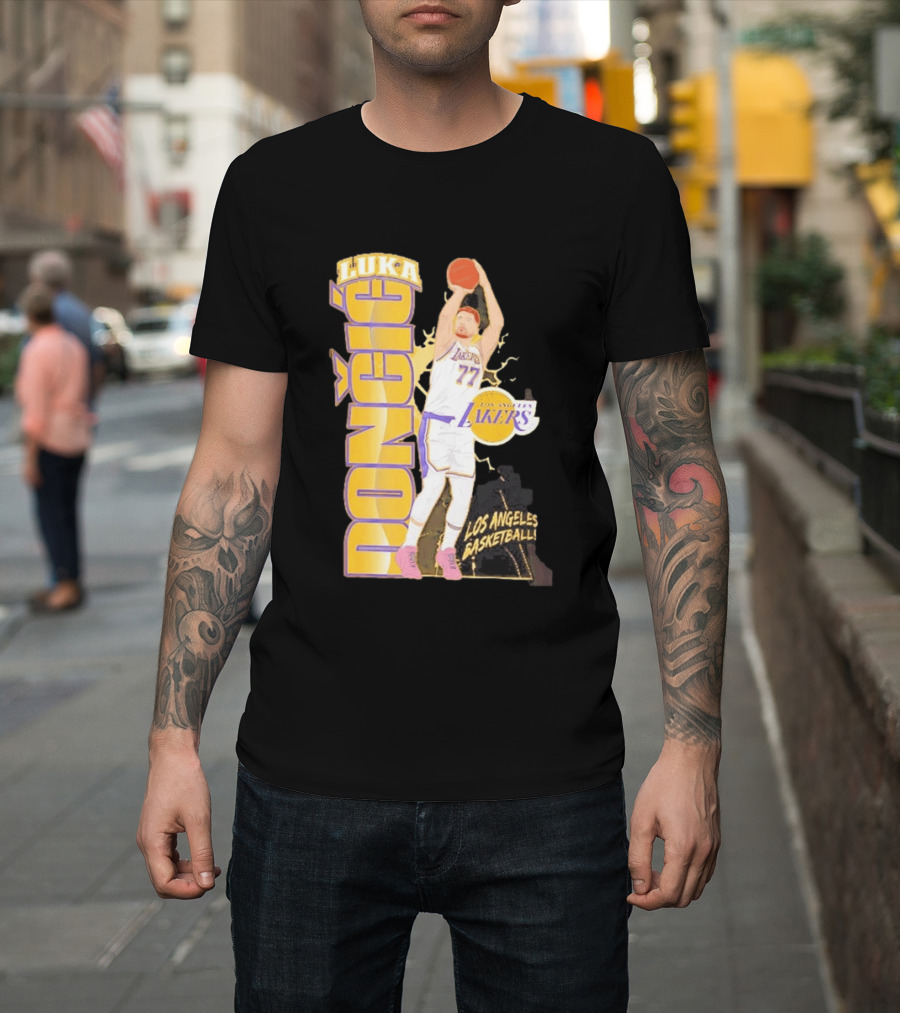 Los Angeles Lakers Luka Dončić Basketball 77 T-Shirt