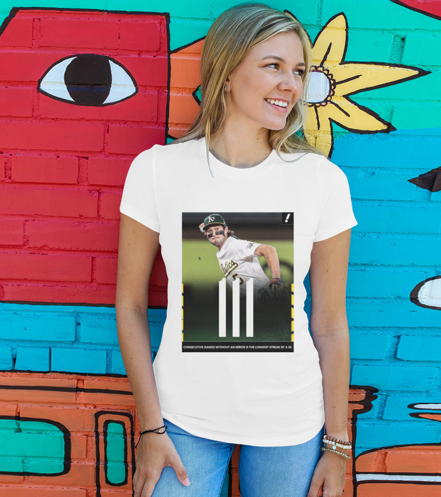 Jacob Wilson Athletics 111 Consecutive Errorless Games Record By Shortstop T-Shirt
