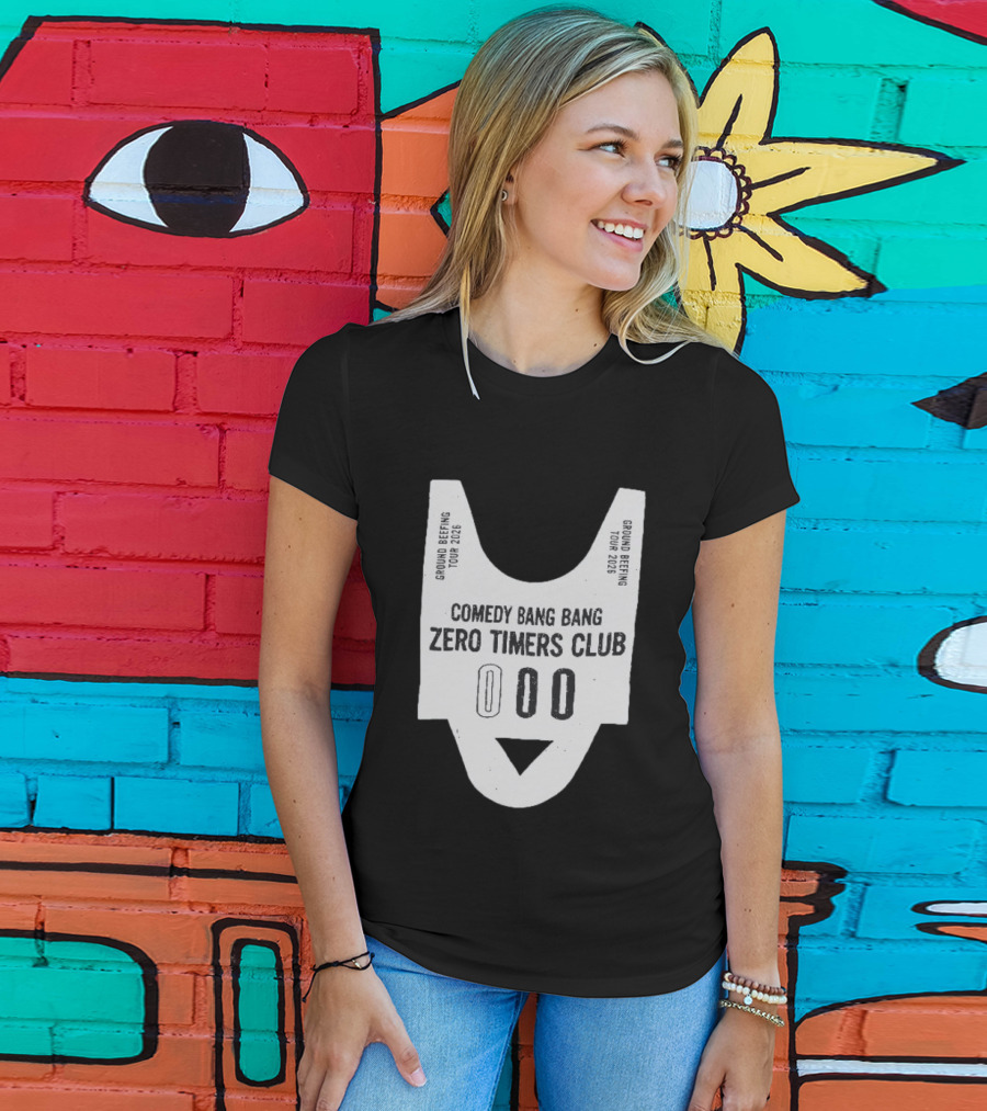 Comedy Bang Bang Zero Timers Club Ground Beefing Tour 2026 T-Shirt