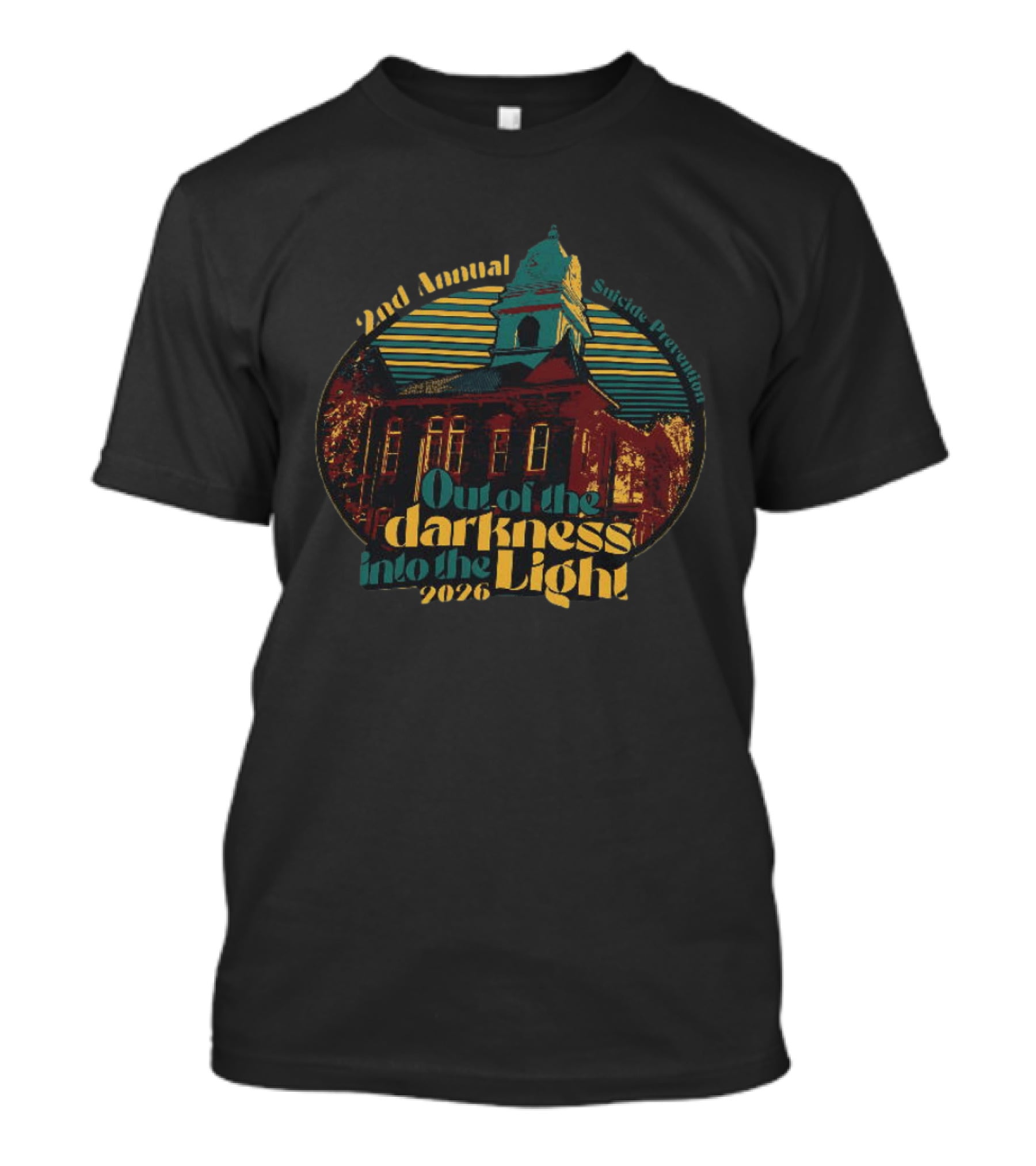 2nd Annual Suicide Prevention Out Of The Darkness Into The Light 2026 T-Shirt