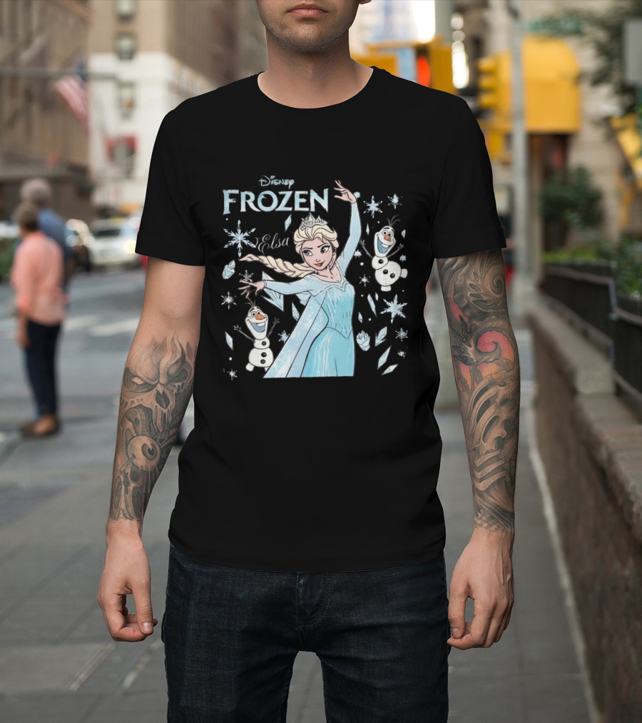 Disney Frozen Elsa Olaf Snow Queen T-Shirt