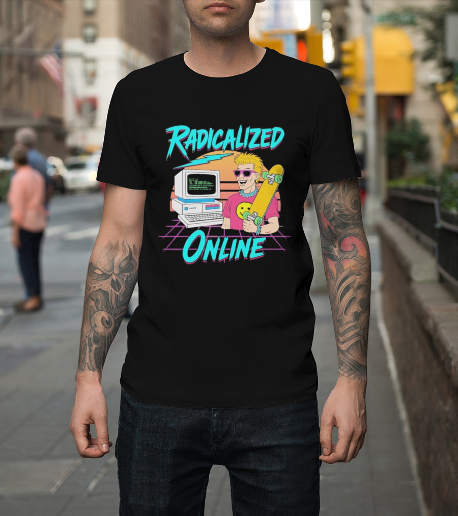 Radicalized Online Skater Computer T-Shirt