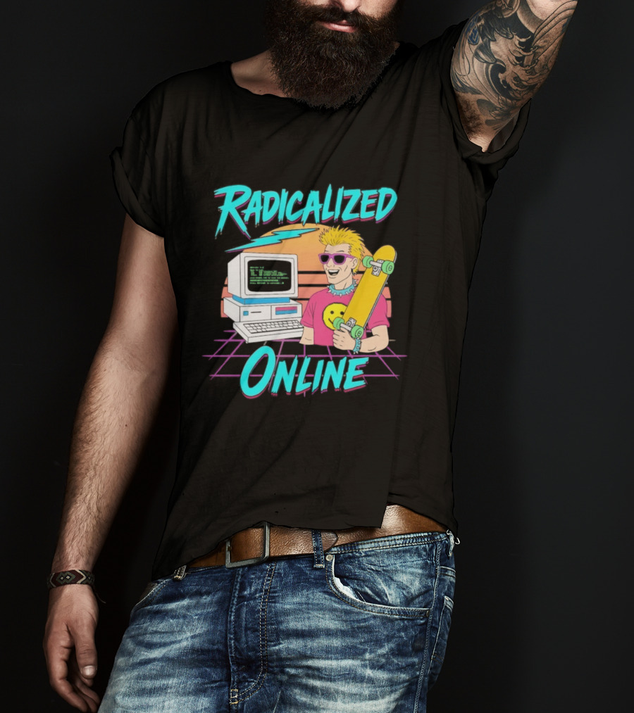 Radicalized Online Skater Computer T-Shirt