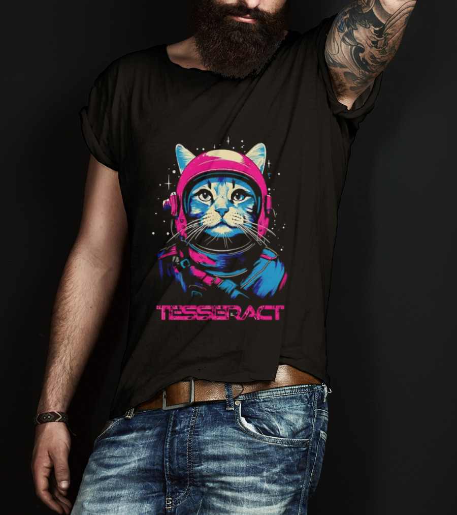 TesseracT Cosmic Cat Astronaut T-Shirt