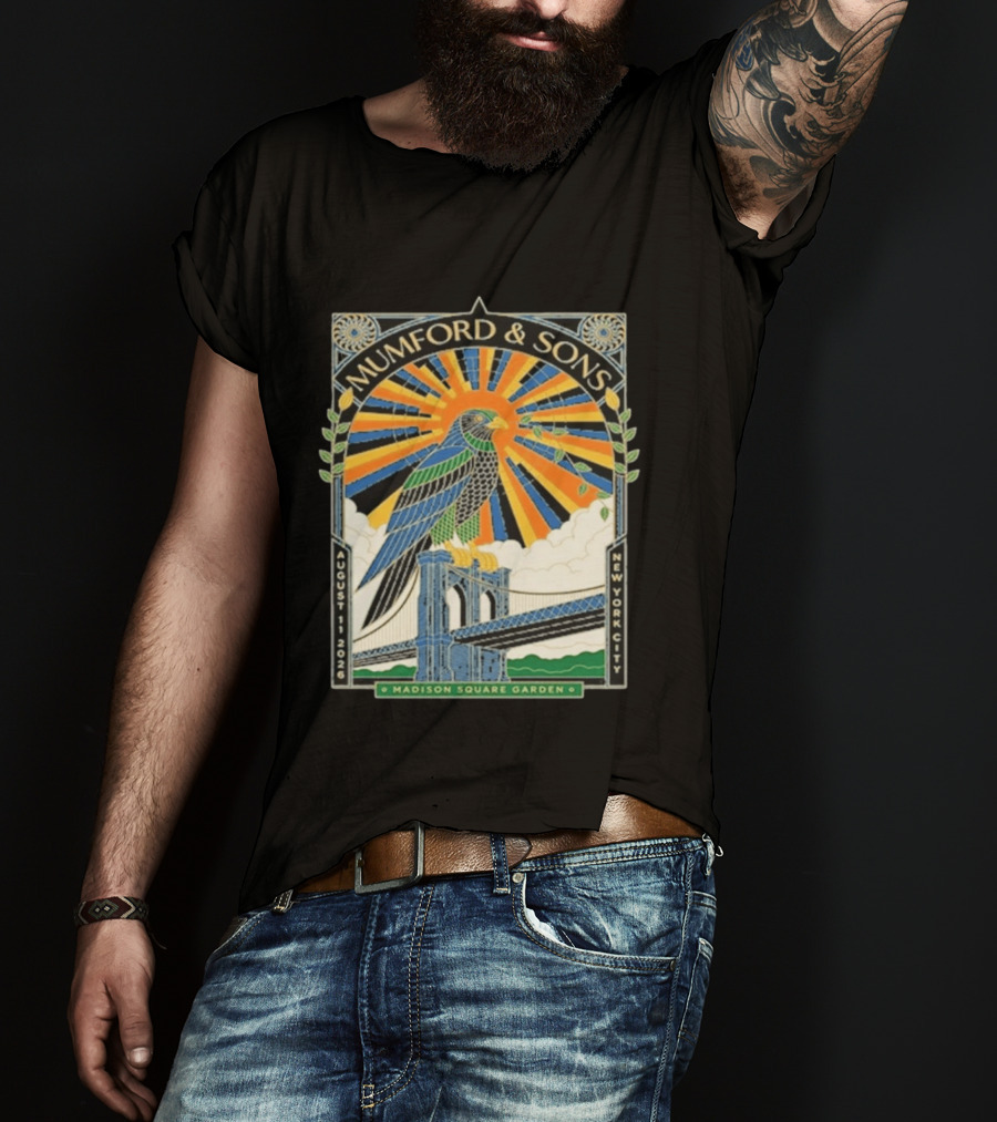 Mumford & Sons Madison Square Garden New York City August 11 2026 Event T-Shirt