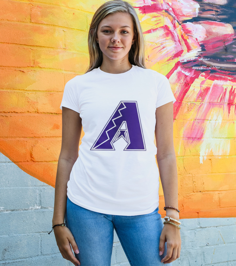 2026 Arizona Diamondbacks GCU Jersey Giveaway Purple "A" T-Shirt