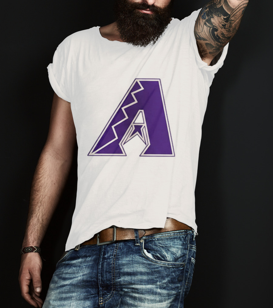 2026 Arizona Diamondbacks GCU Jersey Giveaway Purple "A" T-Shirt