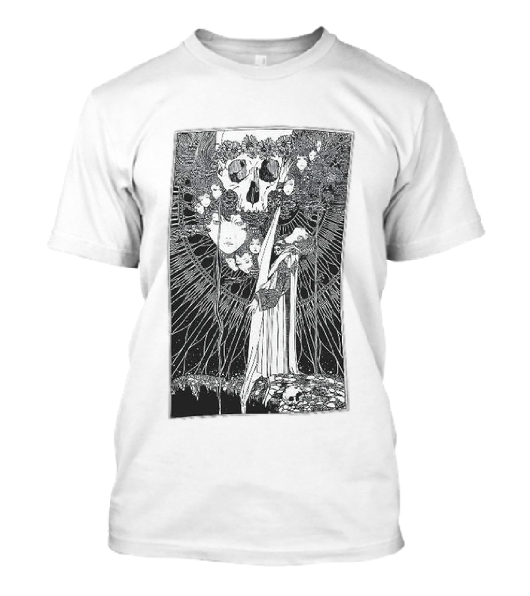 Alcest Kodama Album Art Black And White T-Shirt