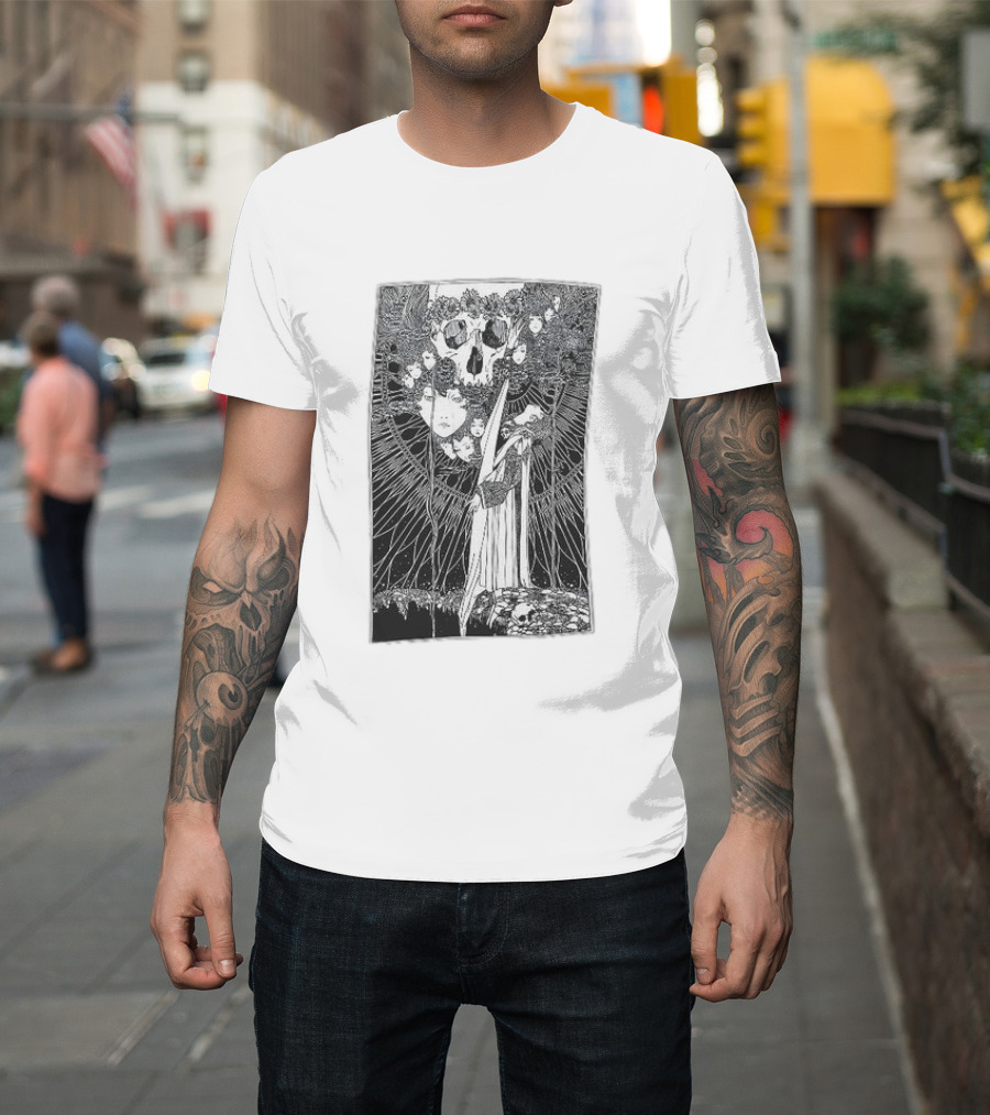 Alcest Kodama Album Art Black And White T-Shirt
