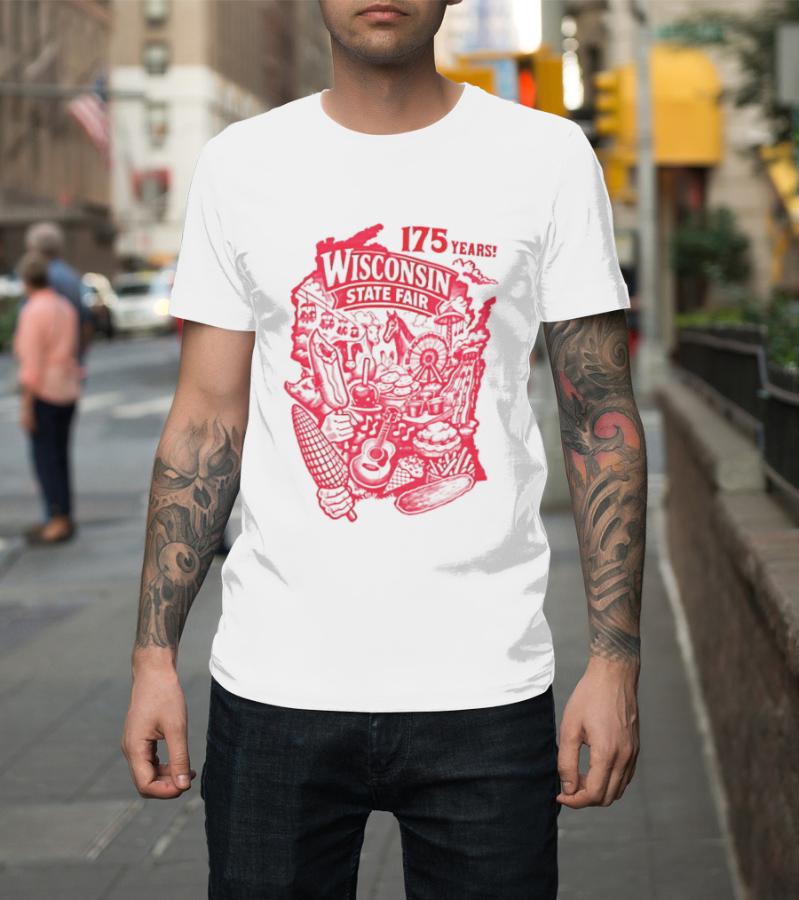 Wisconsin State Fair 175 Years Celebration T-Shirt