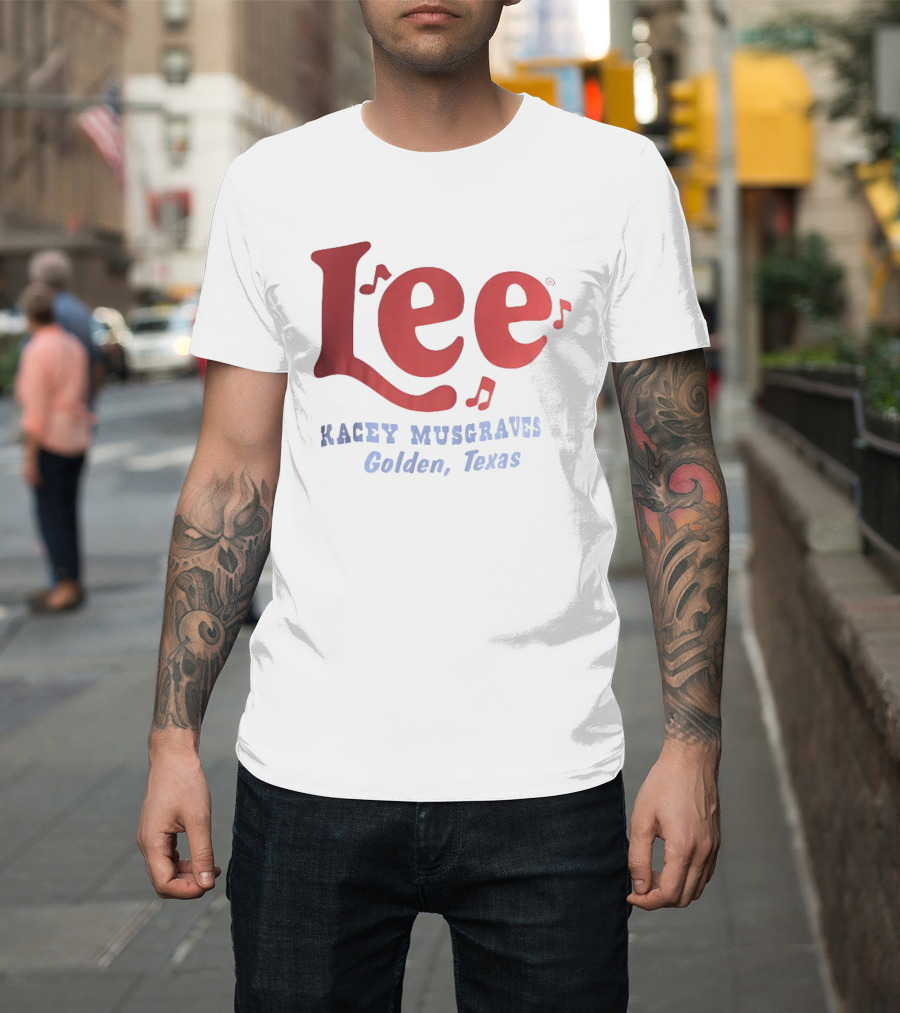 Lee Kacey Musgraves Golden Texas Music Notes T-Shirt