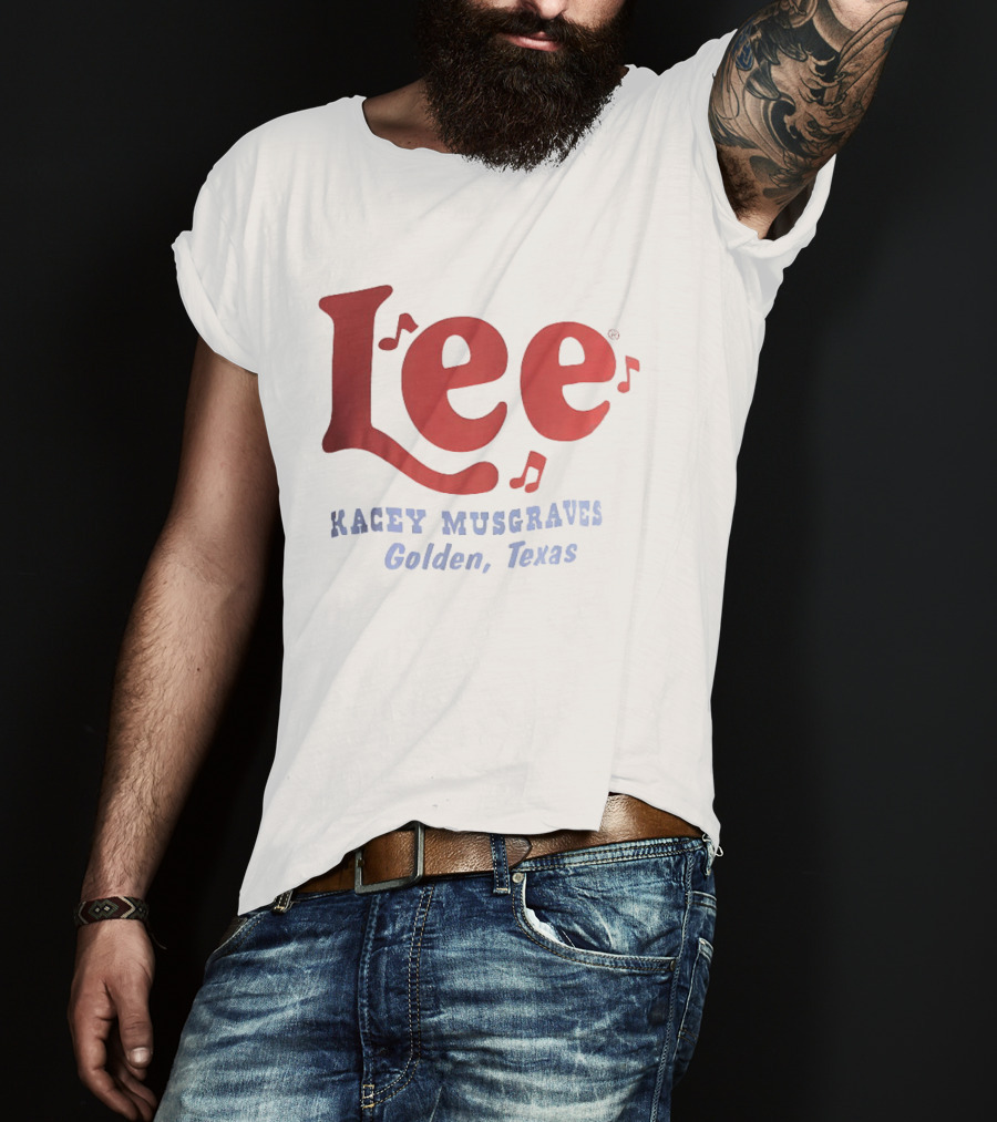 Lee Kacey Musgraves Golden Texas Music Notes T-Shirt